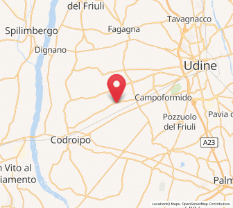 Map of Villaorba, Friuli Venezia Giulia