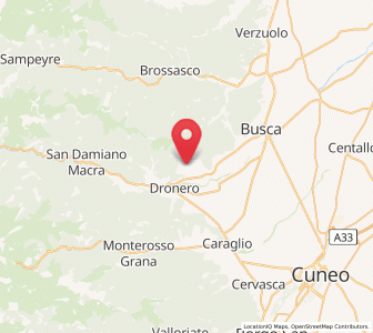 Map of Villar San Costanzo, Piedmont