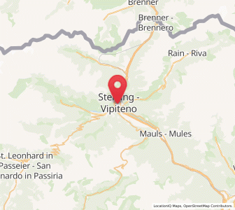 Map of Sterzing, Trentino-Alto Adige
