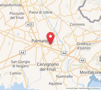 Map of Visco, Friuli Venezia Giulia