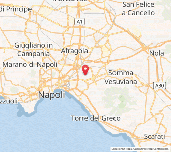 Map of Volla, Campania