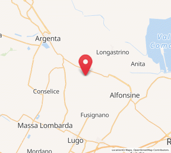 Map of Voltana, Emilia-Romagna