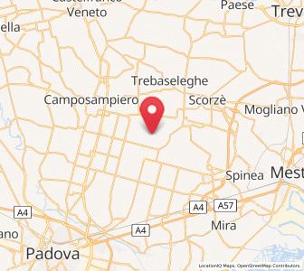 Map of Zeminiana, Veneto