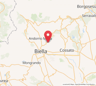 Map of Zumaglia, Piedmont