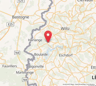 Map of Bavigne, Wiltz