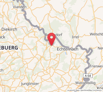Map of Berdorf, Echternach