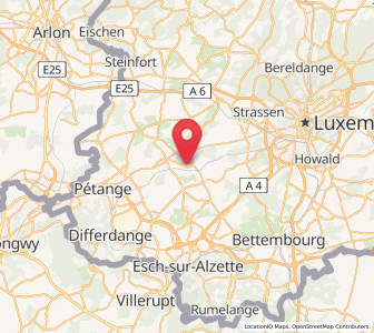 Map of Bettange-sur-Mess, Capellen