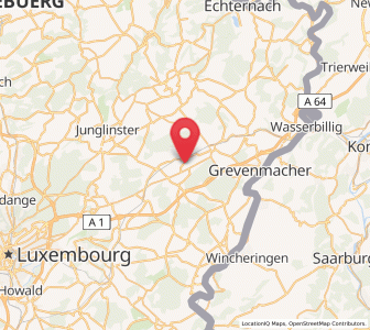 Map of Betzdorf, Grevenmacher