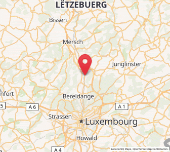 Map of Bofferdingen, Mersch