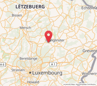 Map of Burglinster, Grevenmacher