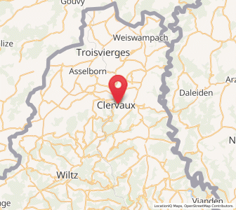 Karte von Clervaux, Clerf