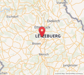 Map of Colmar, Mersch