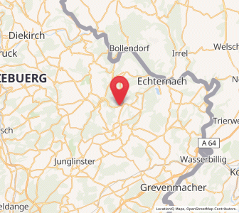 Map of Consdorf, Echternach