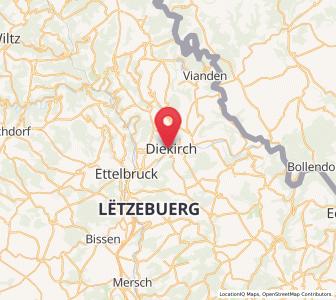 Karte von Diekirch