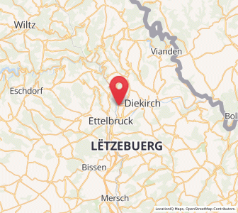 Map of Erpeldange, Diekirch