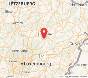 Map of Gonderingen, Grevenmacher