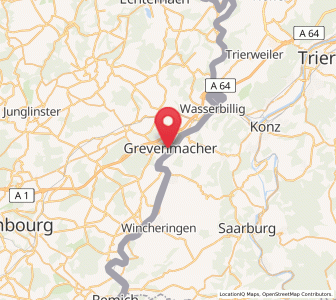 Karte von Grevenmacher