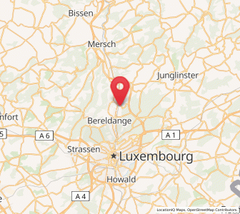 Map of Heisdorf, Luxembourg