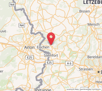 Map of Hobscheid, Capellen