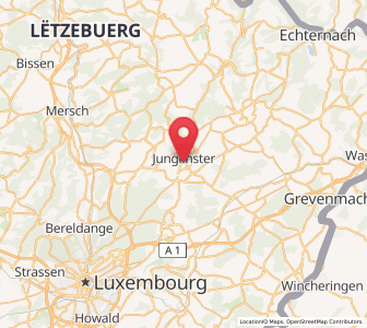 Map of Junglinster, Grevenmacher