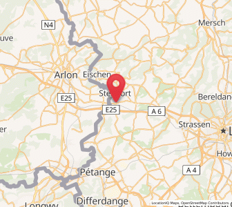 Map of Kleinbettingen, Capellen