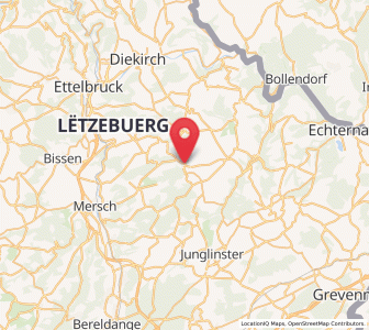 Map of Larochette, Mersch