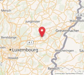 Map of Mensdorf, Grevenmacher