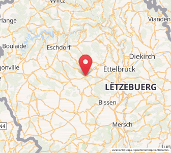 Map of Mertzig, Diekirch
