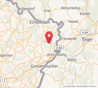 Map of Mompach, Echternach