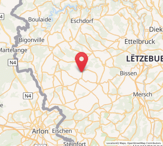 Map of Platen, Redange