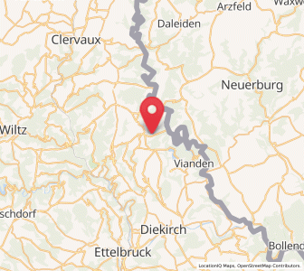 Map of Putscheid, Vianden