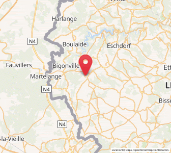 Map of Rambruch, Redange