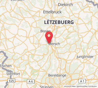 Map of Reckingen, Mersch