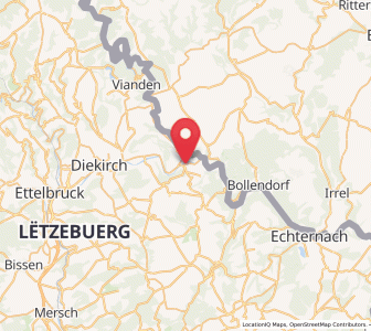 Map of Reisdorf, Diekirch