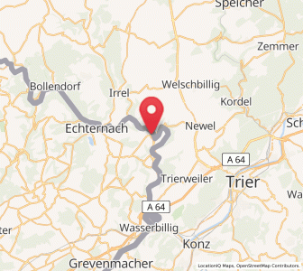 Map of Rosport, Echternach
