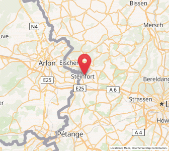 Map of Steinfort, Capellen