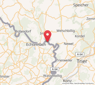 Map of Steinheim, Echternach