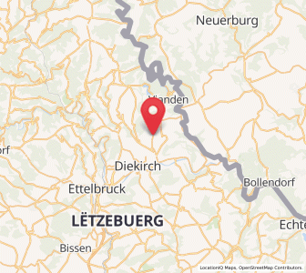 Map of Tandel, Vianden