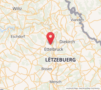 Map of Warken, Diekirch