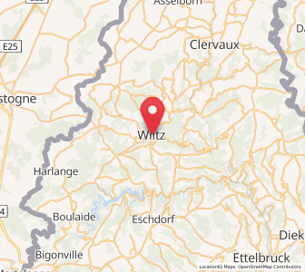 Karte von Wiltz