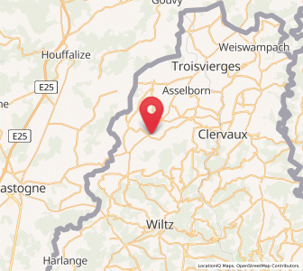 Map of Wincrange, Clervaux