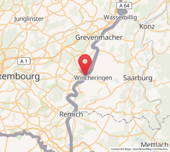Map of Wormeldingen, Grevenmacher