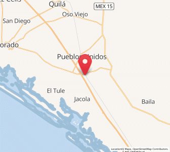 Map of Abuya y Ceuta Segunda (Ejido Echeverría), Sinaloa