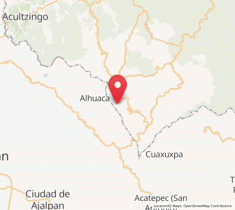 Map of Acatitla, Veracruz
