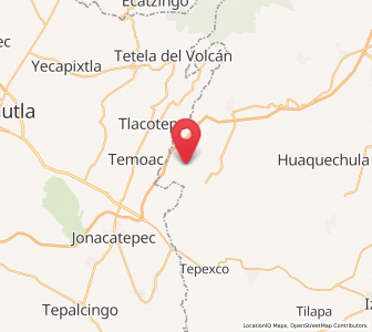 Map of Acteopan, Puebla