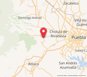 Map of Acuexcomac, Puebla