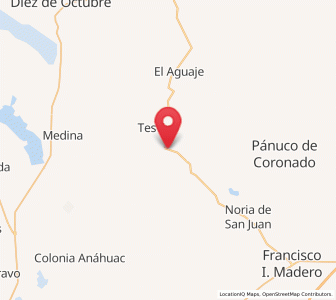 Map of Adolfo López Mateos (Aguinaldo), Durango