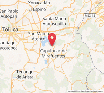 Map of Agua Blanca, México