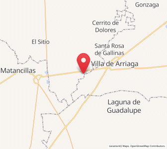 Map of Agua Gorda de los Patos, Zacatecas