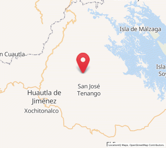 Map of Aguacatitla, Oaxaca